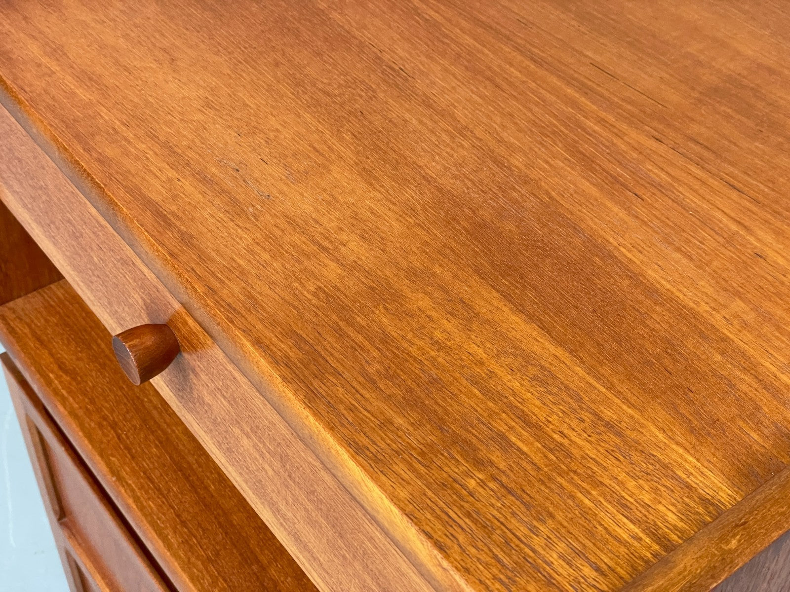 Vintage Nathan Bedside Cabinet Teak 1970s Retro Squares Design EB11557 MWOO9