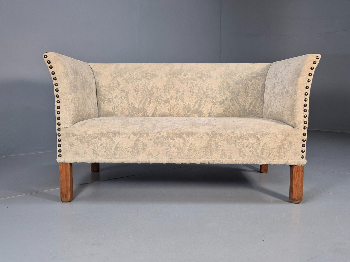 Vintage Danish 2 Seat Sofa Small Boxy 1950s Retro EB9560 M2SS - UKDK FURNITURE