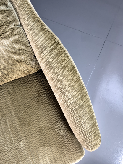 Vintage Swedish Wingback Chair Green Rosewood Bender Ikea 1960s MCM EB6997 MNOR4