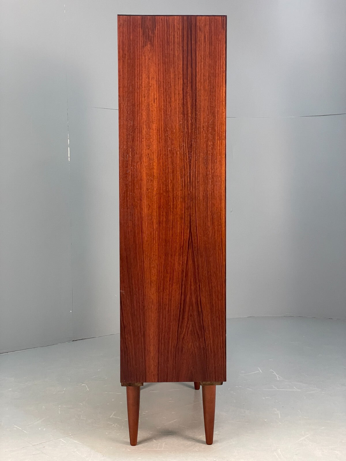 Vintage Danish Bookcase Shelving Unit With Drop Door Drinks Cabinet EB8815 MWOO - UKDK FURNITURE