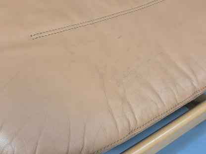 Vintage Danish Skippers Apollo Range Footstool Tan Leather Retro EB9783 MFOO - UKDK FURNITURE