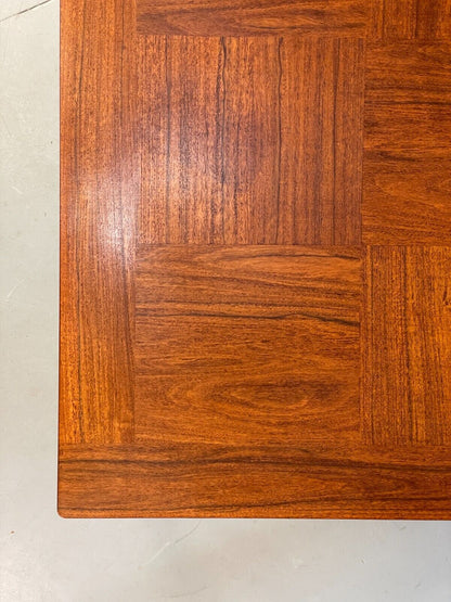 Midcentury Rectangular Chequerboard Pattern Coffee Table By Heggen EB8670 MWOO - UKDK FURNITURE