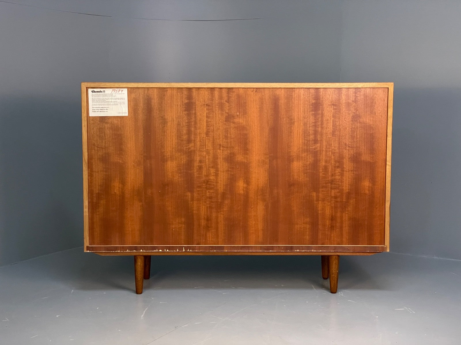 Vintage 1970s Teak Bookcase By Omann Jun Danish Retro Shelving EB9832 MWOO - UKDK FURNITURE