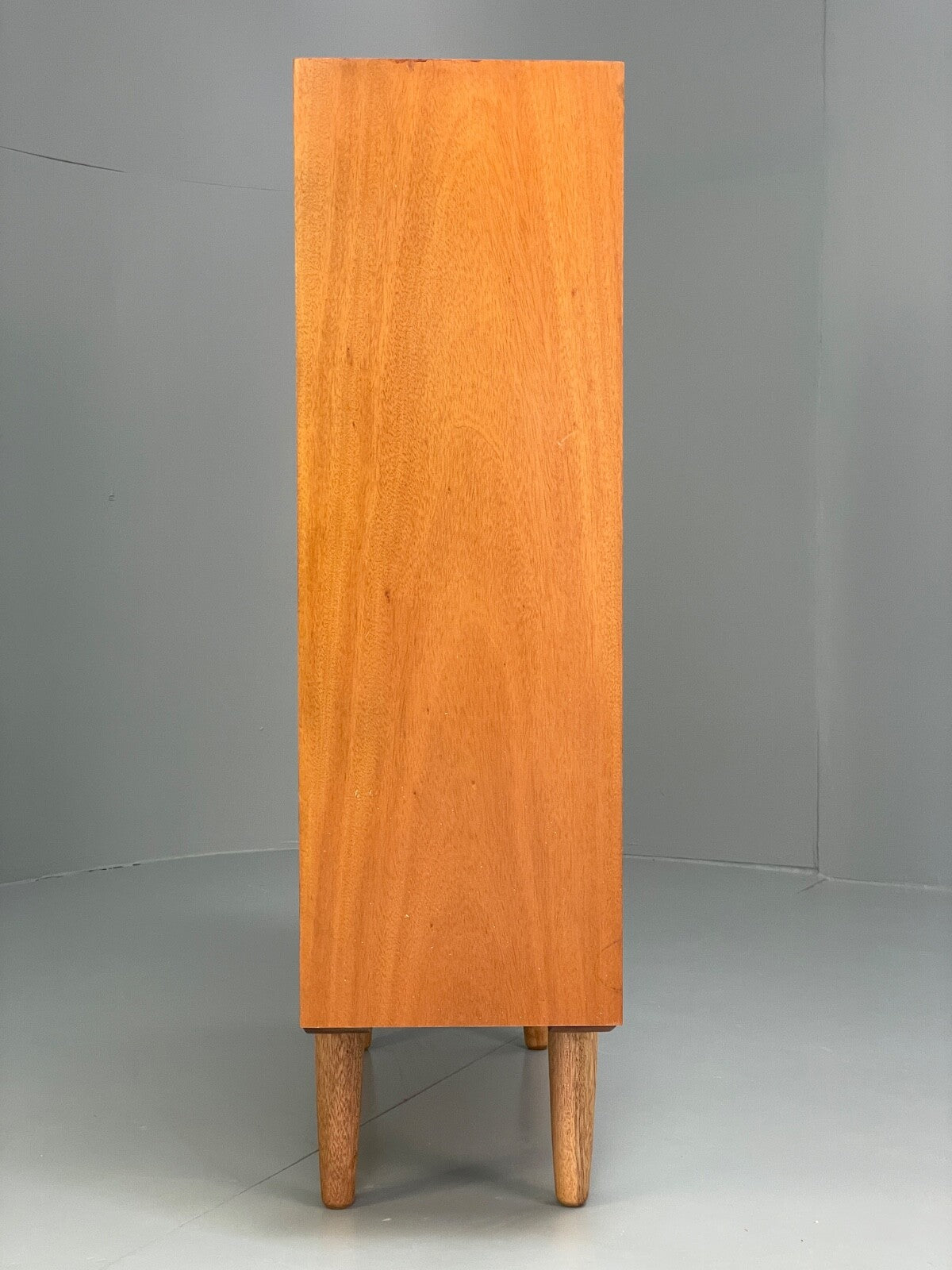 Vintage Teak Glazed Bookcase By Criterion 1960s Mid Century EB9818 MWOO - UKDK FURNITURE