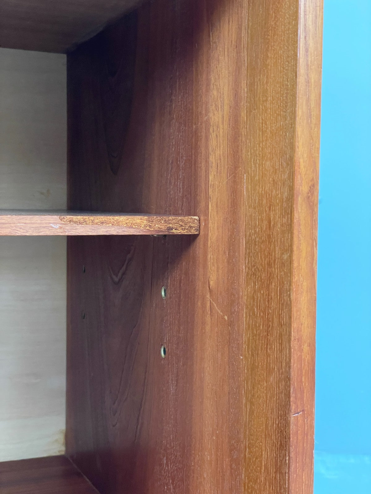 Vintage Teak Sideboard 1960s Midcentury Drawers Shelving Storage EB10945 MWOO8