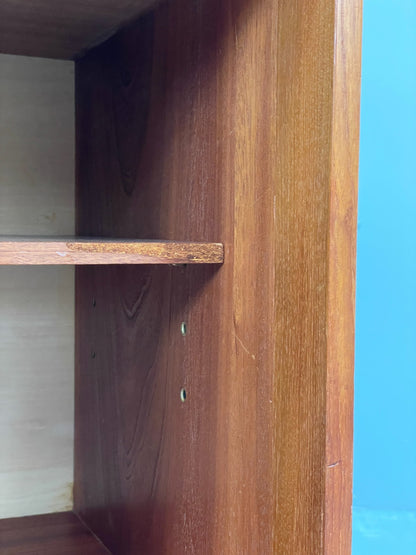 Vintage Teak Sideboard 1960s Midcentury Drawers Shelving Storage EB10945 MWOO8