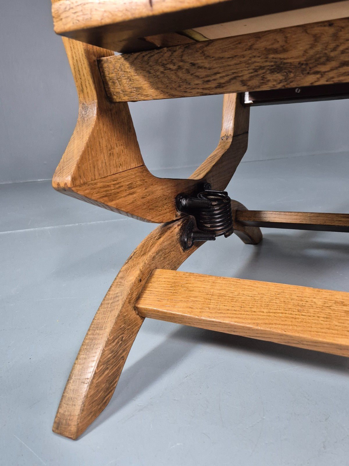 Vintage Scandinavian Rocking Chair Oak Frame 1970s Retro MCM  EB10731 MNOR4