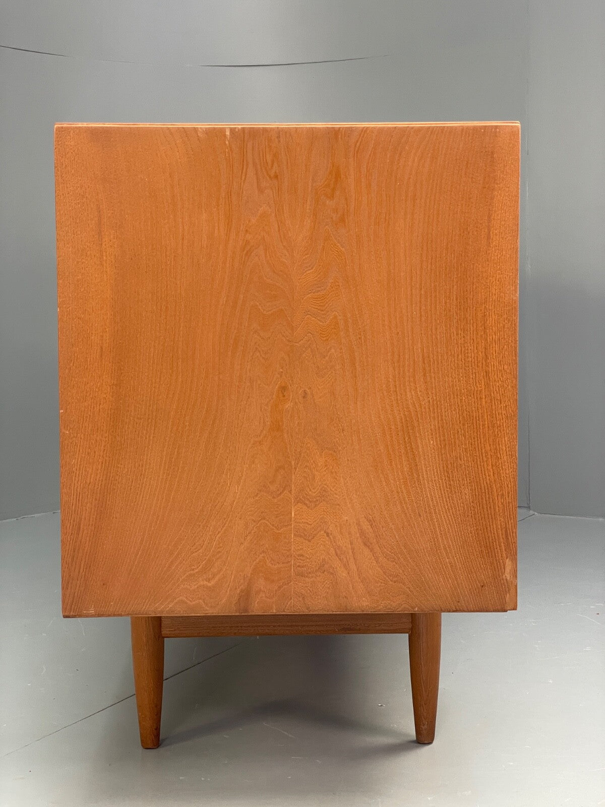 Vintage Scandart Elm Sideboard 1960s Mid Century Drawers Shelving EB9812 MWOO - UKDK FURNITURE