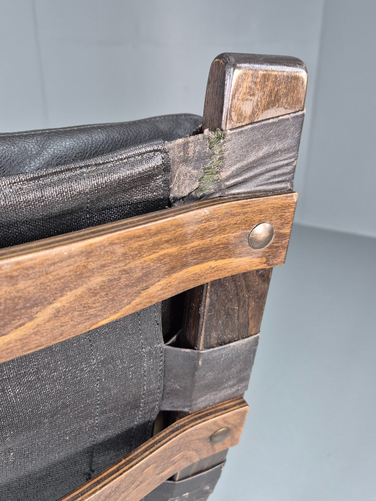 Vintage Farstrup Lounge Chair Danish Design 1970s Retro Leather MCM EB11320 MBEN8