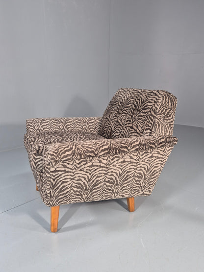 Mid Century Lounge Chair 1960s Danish Vintage with New Upholstery EB11534 MNOR8