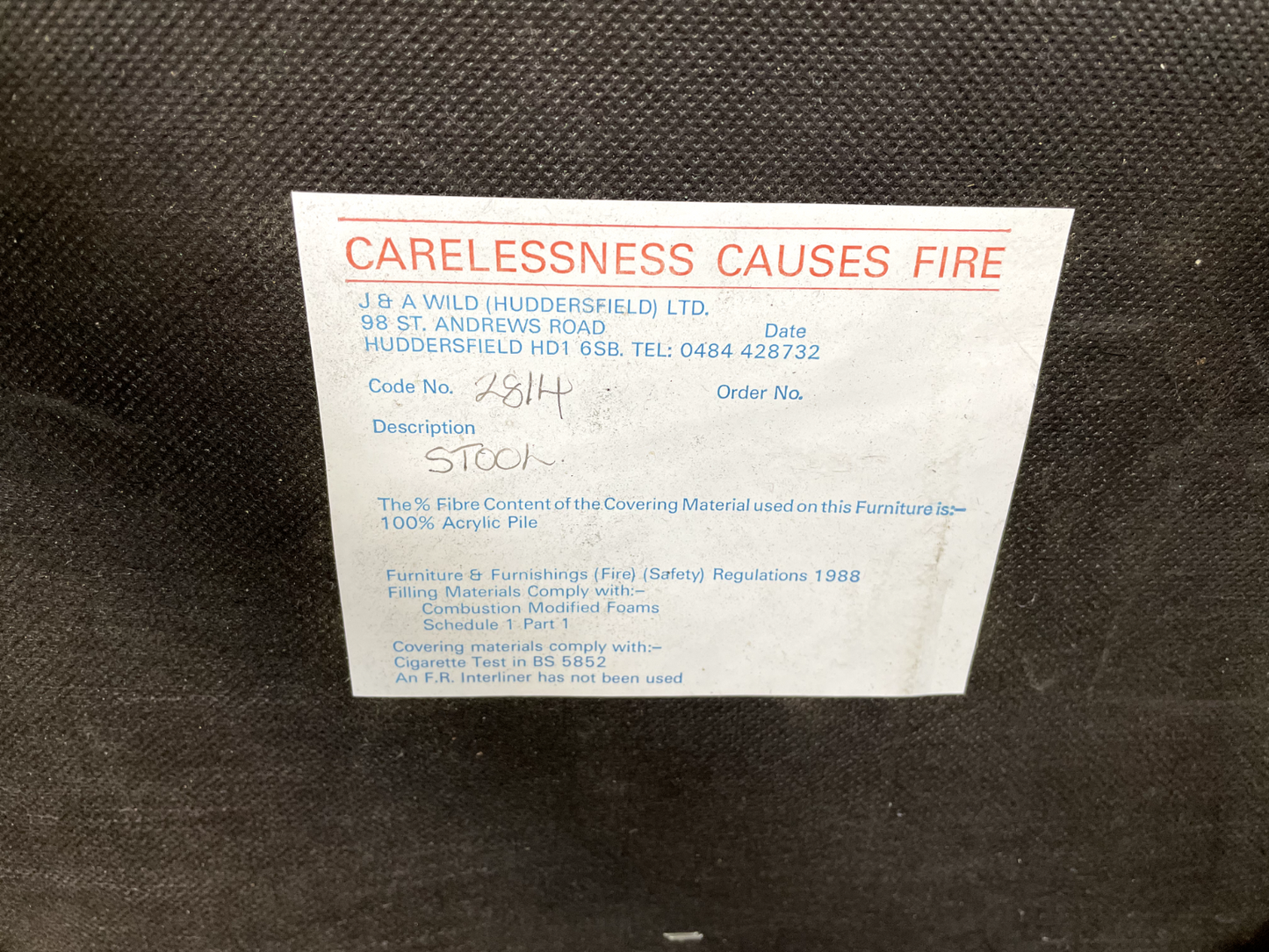 Vintage Bedroom Stool Kitsch 1980s Retro EB5708 VWOO9