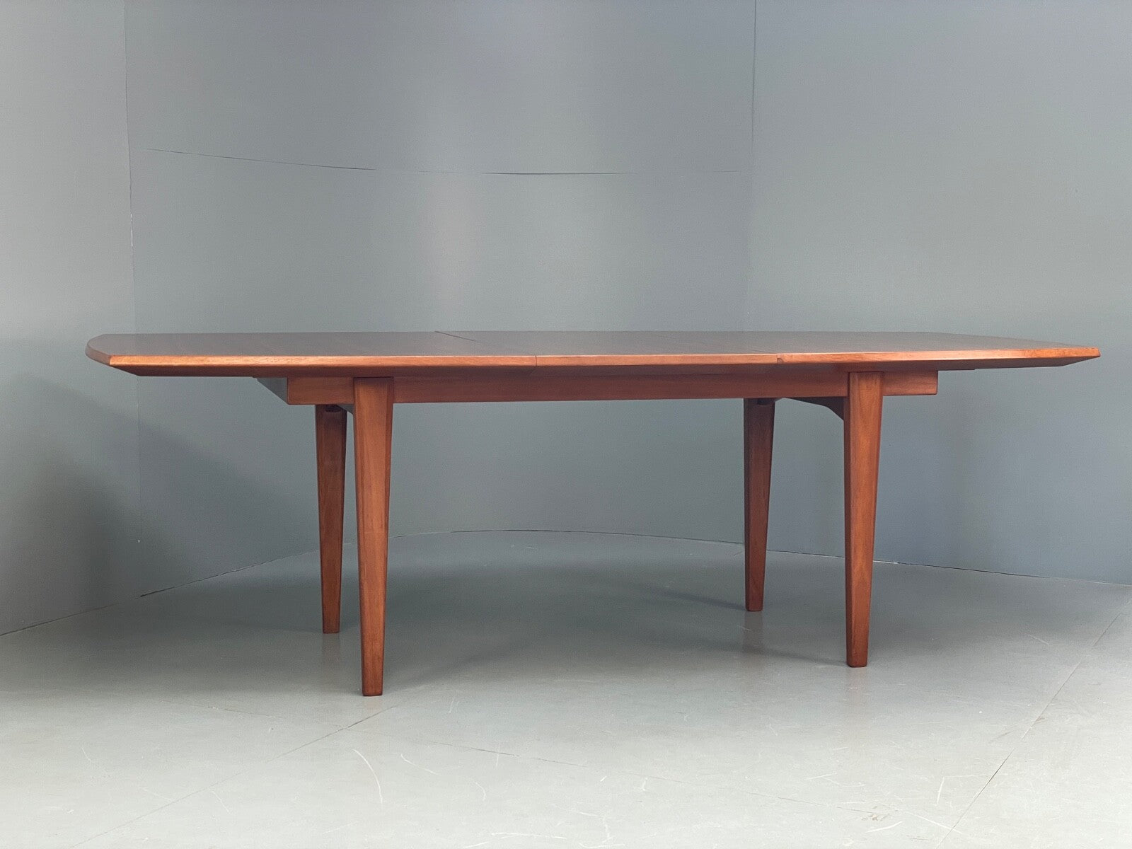 Vintage Gordon Russell Dining Table Extending Walnut & Teak 1960s EB9517 MWOO - UKDK FURNITURE