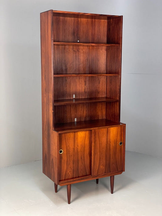 Vintage Danish Mid Century Tall Rosewood Unit Shelving EB8155 MWOO - UKDK FURNITURE