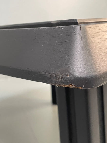 Vintage Tiled Coffee Table Danish 1980s Charcoal Grey Square EB10963 MWOO8