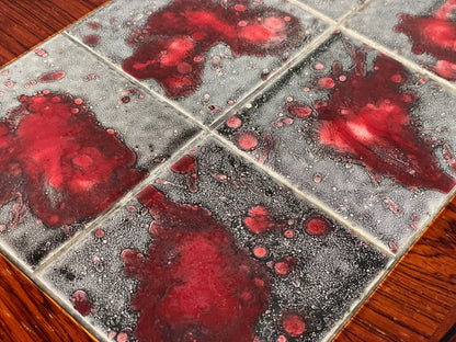 Vintage Square Coffee Table - Tile topped 1960s Danish Mid Century EB10872 MWOO12