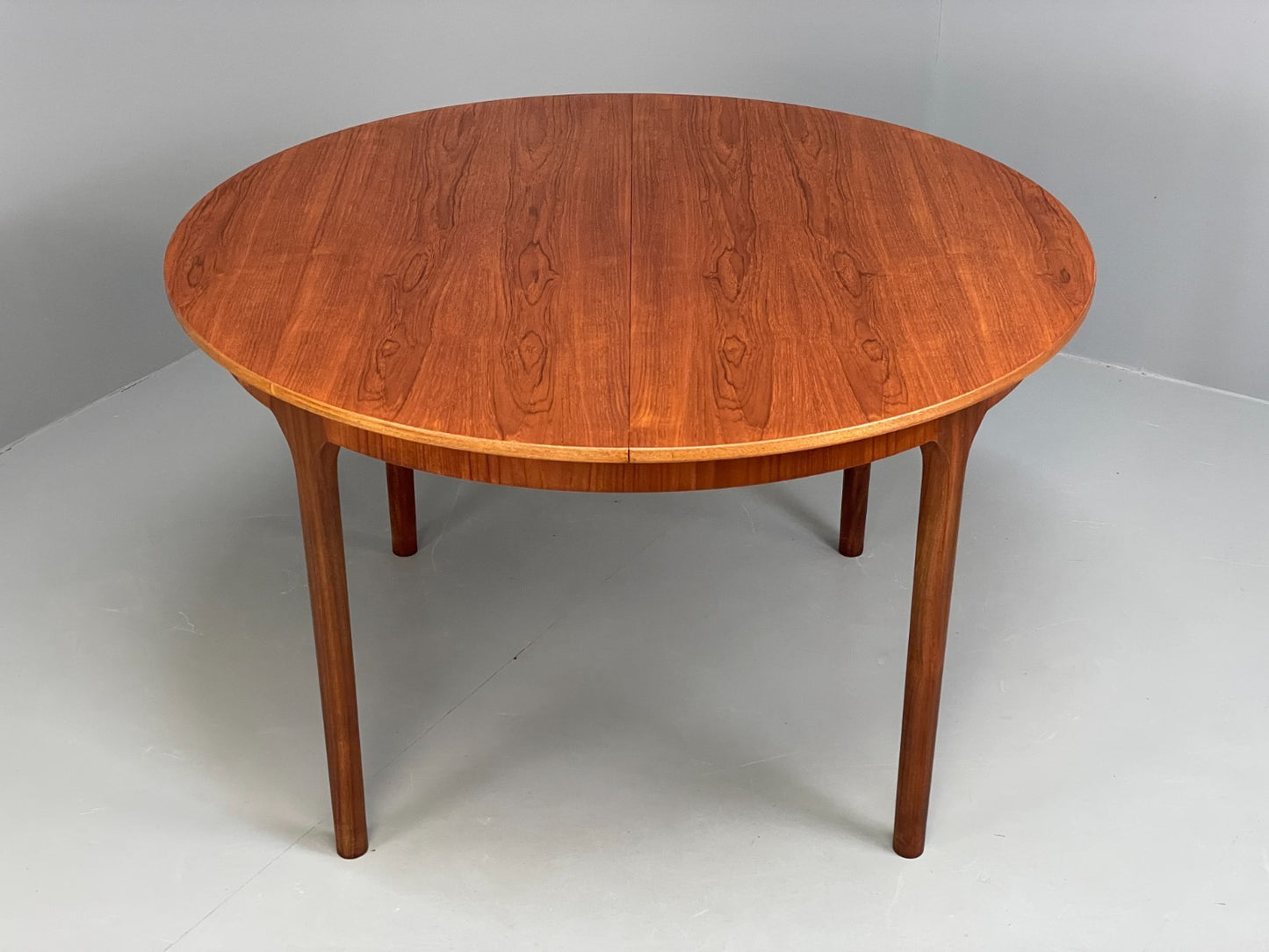 Vintage McIntosh Dining Table Circular Teak Extending 1960s Retro EB11685 MWOO16