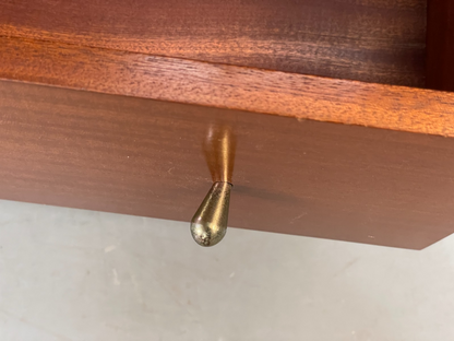 Vintage Austinsuite Chest Of Drawers Walnut Brass Handles 1960s EB10677 MWOO11