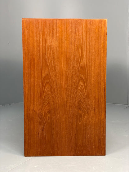 Vintage 1970s Teak Cabinet Danish Design Shelving Retro Handles EB11044 MWOO18