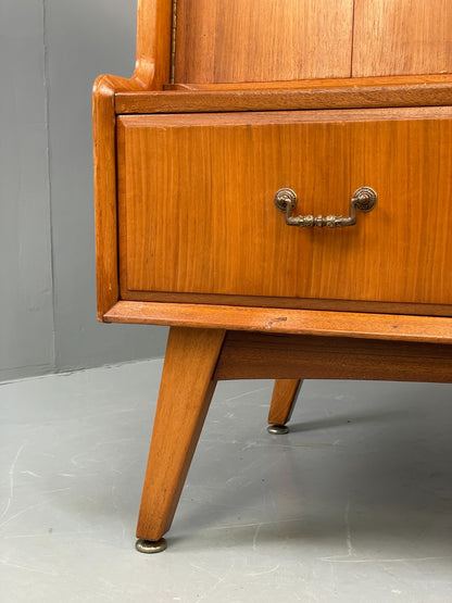 Vintage Walnut Sideboard Highboard 1960s Drawers By Wrighton EB10679 MWOO12