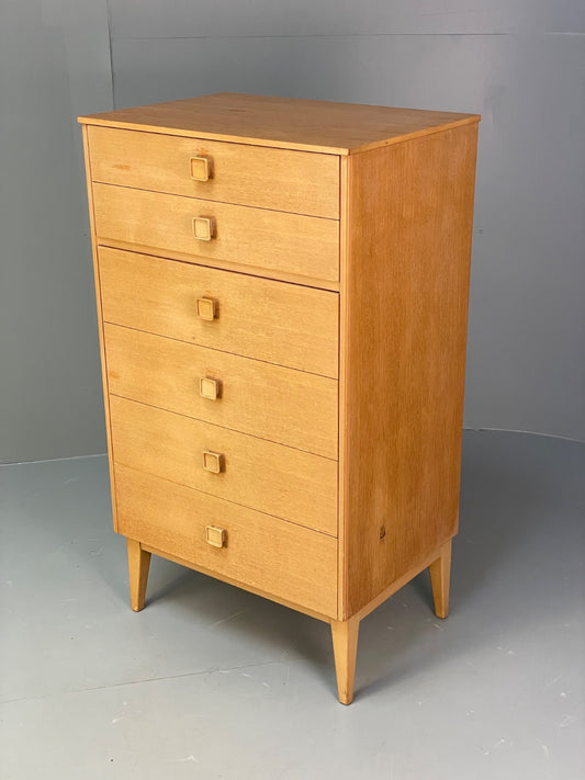 Vintage Oak Chest Of Drawers Mid Century 1960s By Limelight EB9770 MWOO - UKDK FURNITURE