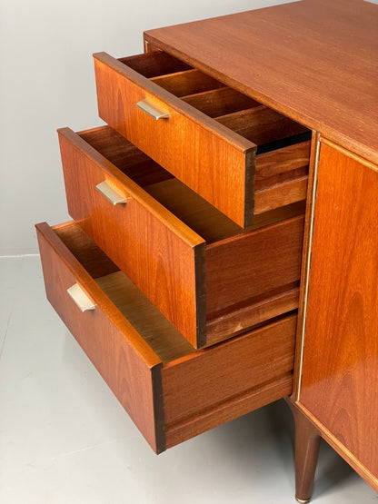 Vintage McIntosh Teak Sideboard 1960s Mid Century Drawers Shelving EB11507 MWOO10