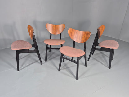 4 Librenza G Plan Dining Chairs New Upholstery 1950s Retro MCM EB11821 MDIN12