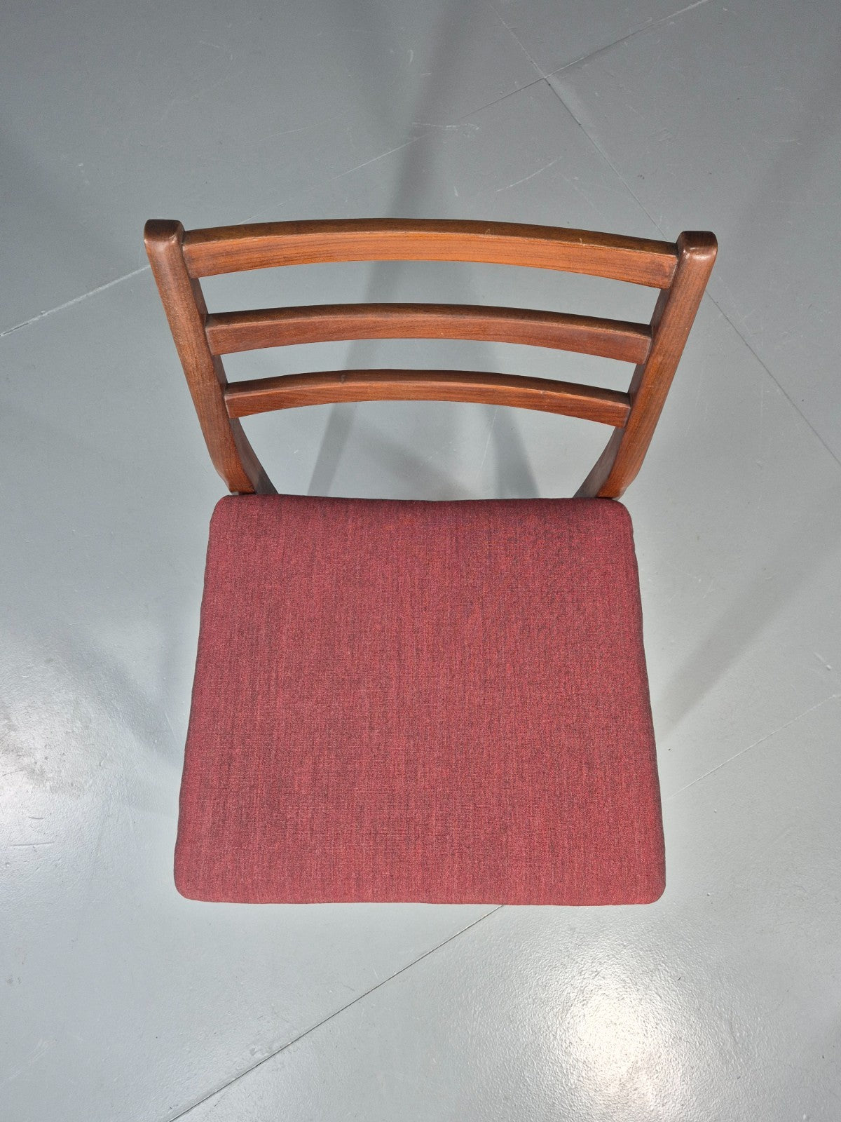 Danish Mid Century Dining Chair in Teak 1970s New Upholstery Retro EB11525 MDIN14
