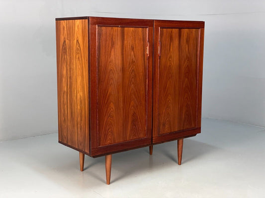 Vintage Danish Double Door Cabinet Adjustable Shelves EB8091 MWOO - UKDK FURNITURE