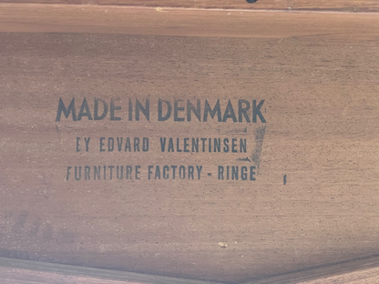 Teak Extending Dining Table Oval Vintage Danish Edvard Valentinsen EB9753 MWOO - UKDK FURNITURE