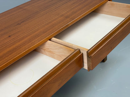 Vintage Teak Side Table With Drawers 1960s Mid Century EB11200 MWOO8