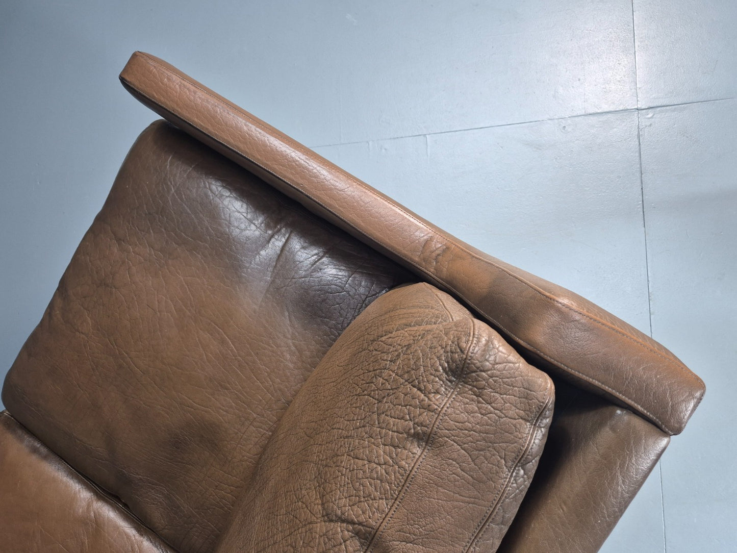 1970s Three Seater Danish Settee Vintage Mogensen Style Leather MCM EB10634 M3SS16