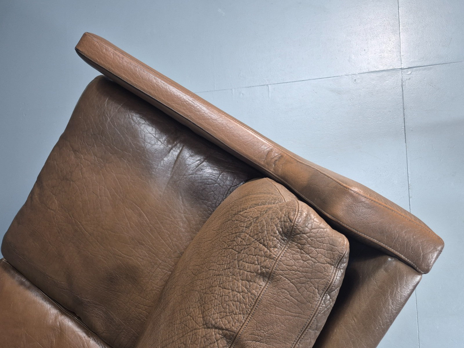 1970s Three Seater Danish Settee Vintage Mogensen Style Leather MCM EB10634 M3SS16