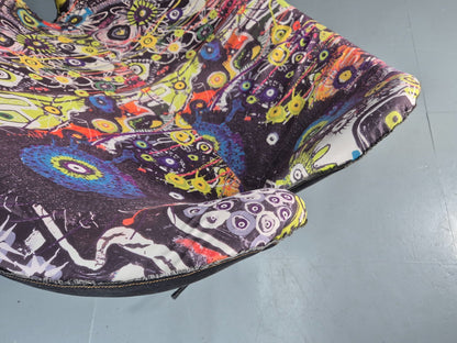 2 Seater Rocking Sofa by Sinnerup Denmark Abstract Colourful Cover EB11369 M2SS9