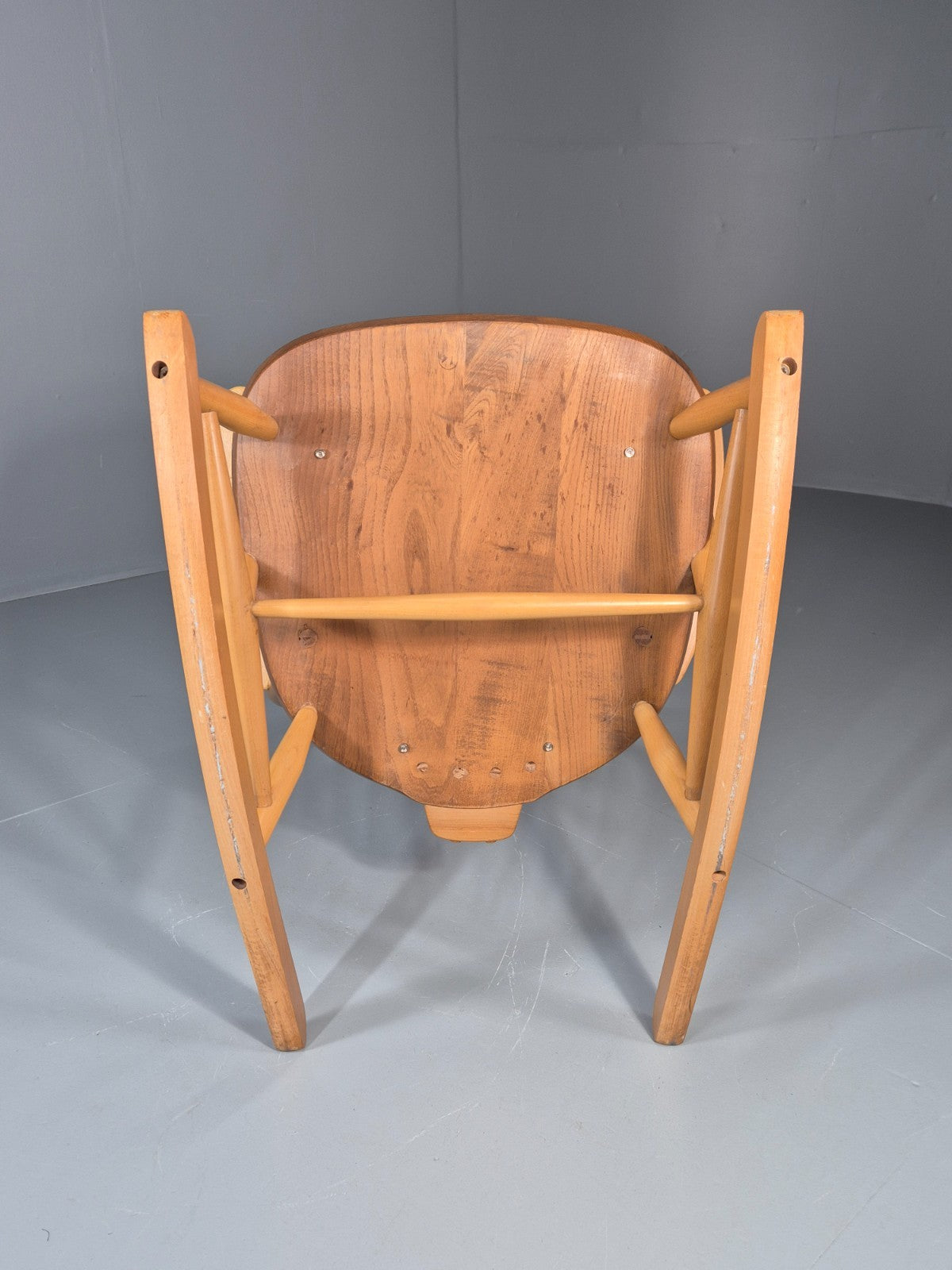 Vintage Ercol Rocking Chair Model 315 Grandfather Chair Blonde Wood EB11273 MNOR11