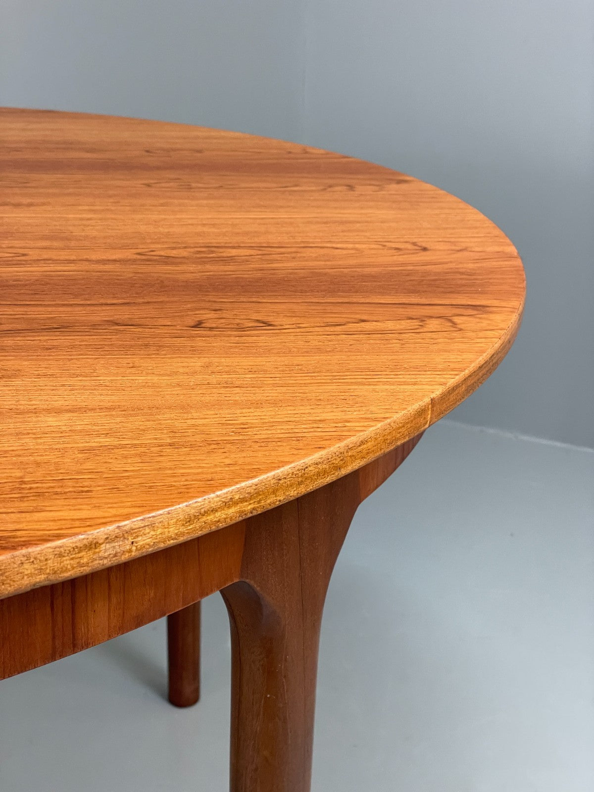 Vintage McIntosh Dining Table Circular Teak Extending 1960s Retro EB11685 MWOO22
