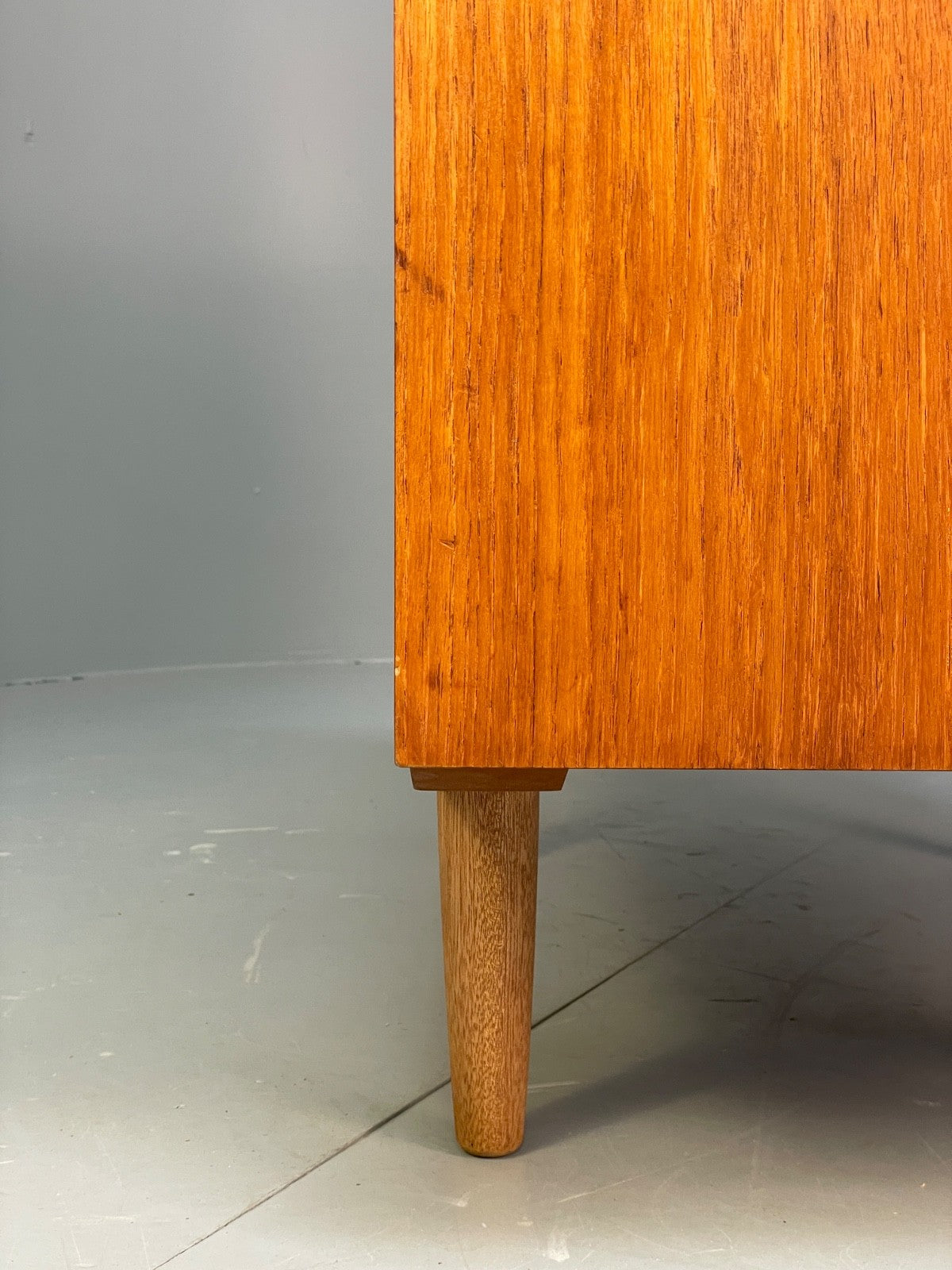 Vintage Danish Teak Cabinet 1970s Retro Sliding Doors Shelf EB9834 MWOO - UKDK FURNITURE