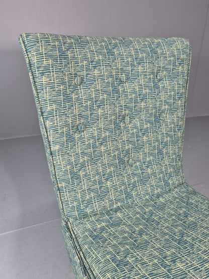Vintage Swedish Retro Chair Newly Upholstered Hobby Chair Drawer EB11084 MNOR17