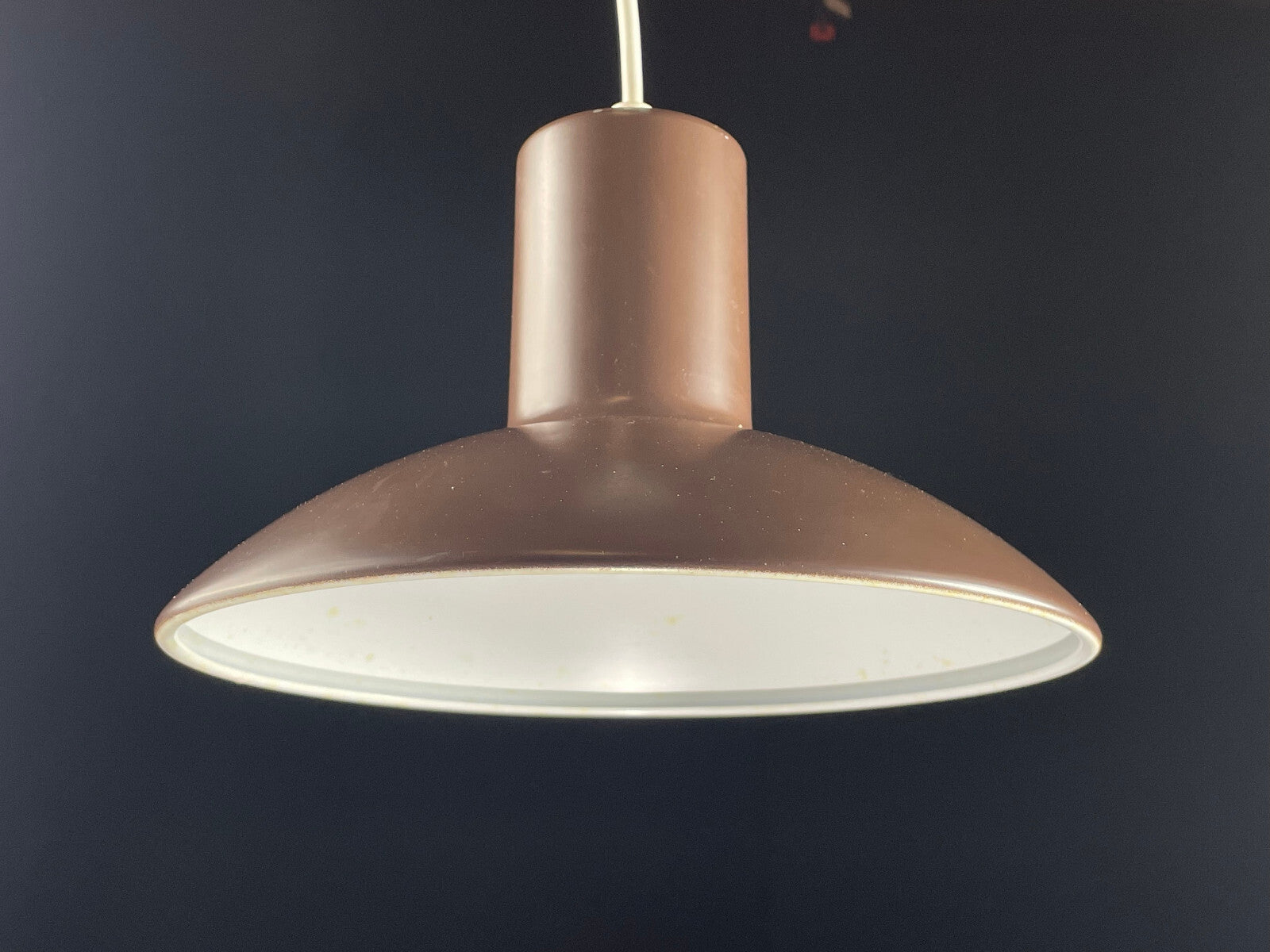 Steel Pendant Ceiling Lamp Danish Brown Retro Vintage EB4003 LCLC0