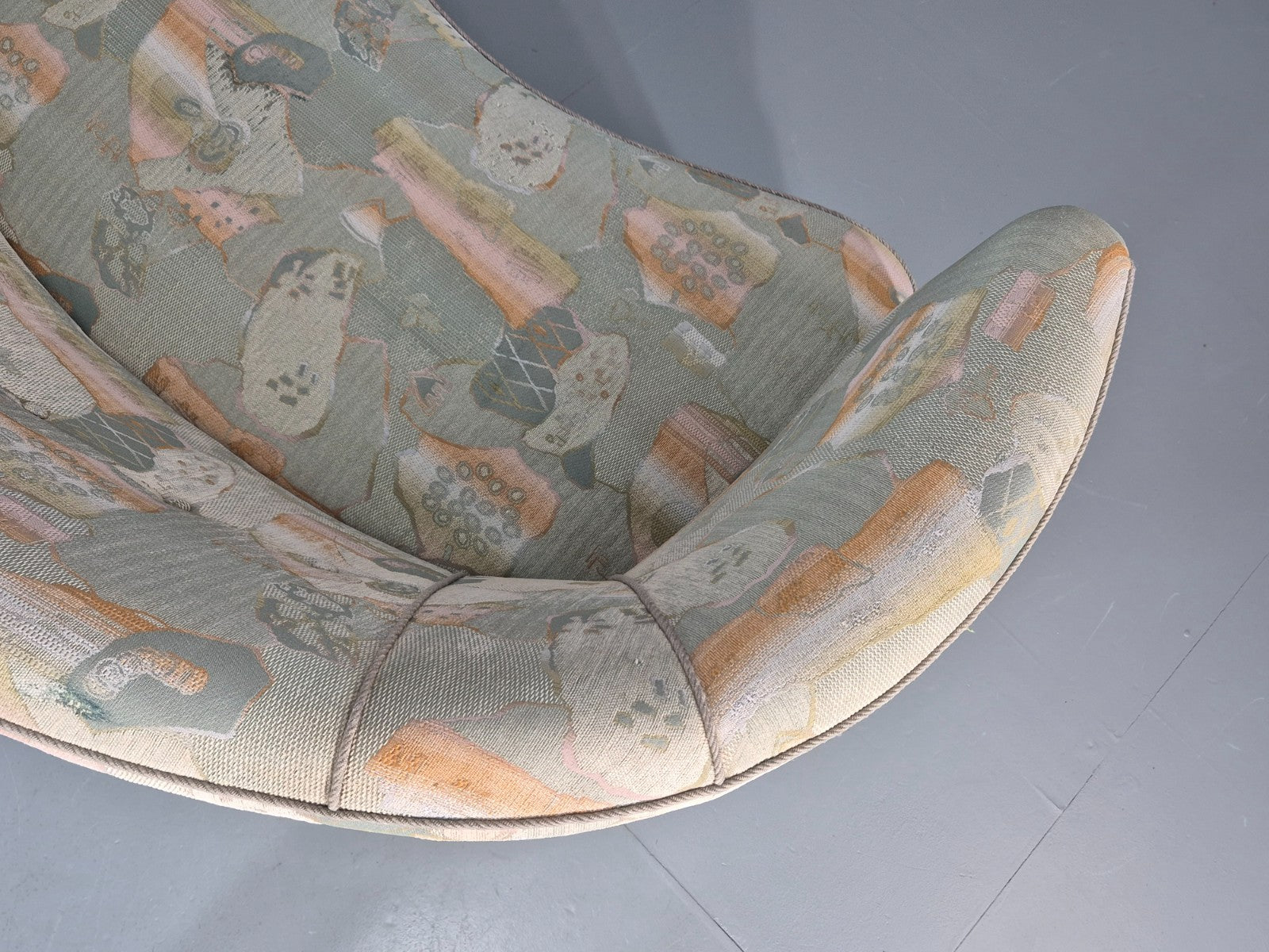 Vintage Two Seater Danish Curved Banana Sofa 1930s Art Deco Retro EB10792 M2SS16