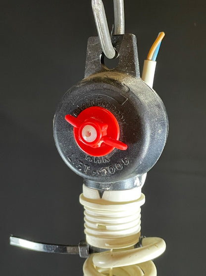 Mid Century Pendant Light Danish White Aluminium Pleated MCM Retro EB5087 LCLW10