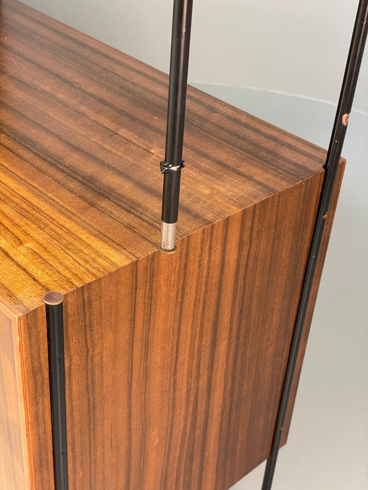 Mid Century Modular Wall Unit By Vanson Walnut 1950s Vintage EB9734 MWOO - UKDK FURNITURE
