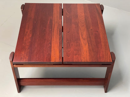 Vintage Square Coffee Table Attributed Percival Lafer 1980s Solid EB11183 MWOO7