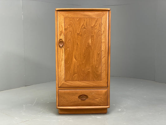 Vintage Ercol HiFi Record Cabinet Solid Elm With Drawer Mid Century EB9519 MWOO - UKDK FURNITURE