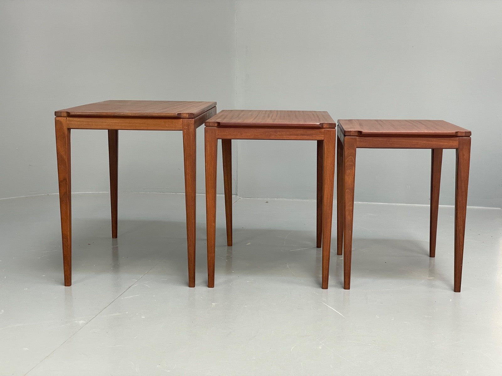 Vintage Richard Hornby Teak Nesting Tables 1960s Retro EB10009 MWOO - UKDK FURNITURE