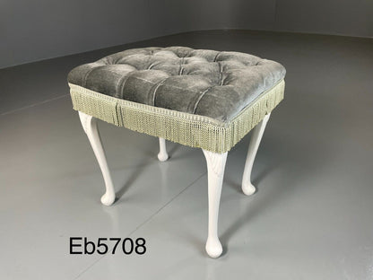 Vintage Bedroom Stool, Kitsch, 1980s, Retro, EB5708 VWOO - UKDK FURNITURE