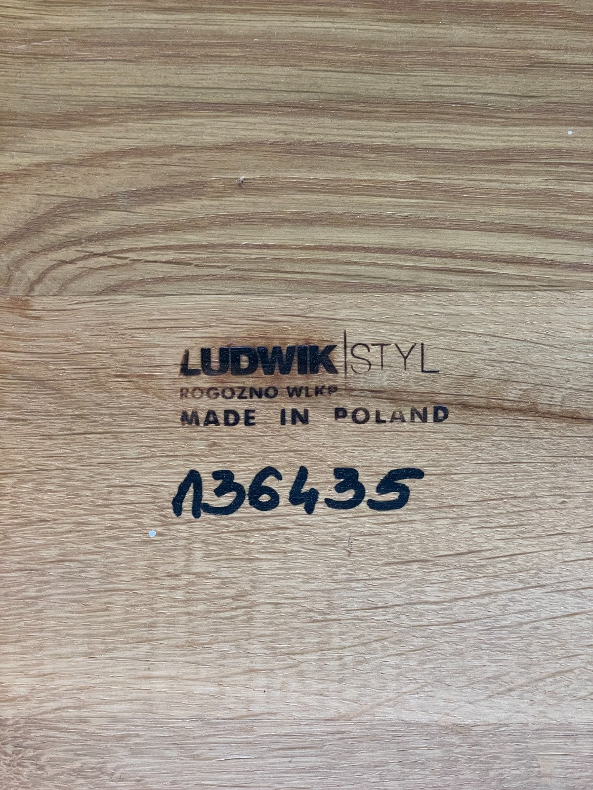 Solid Oak Coffee Table Japanese Style By Ludwik Styl Modern EB10878 MWOO21