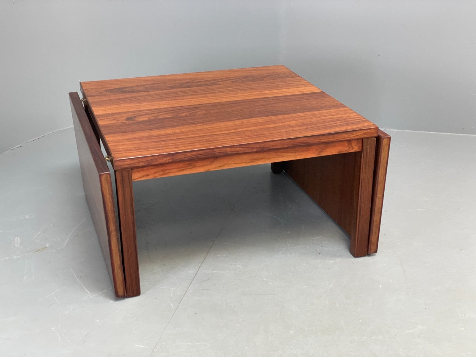 Vintage Danish Coffee Table Square Drop Leaf Extending Gansø Mobler EB10676 MWOO13