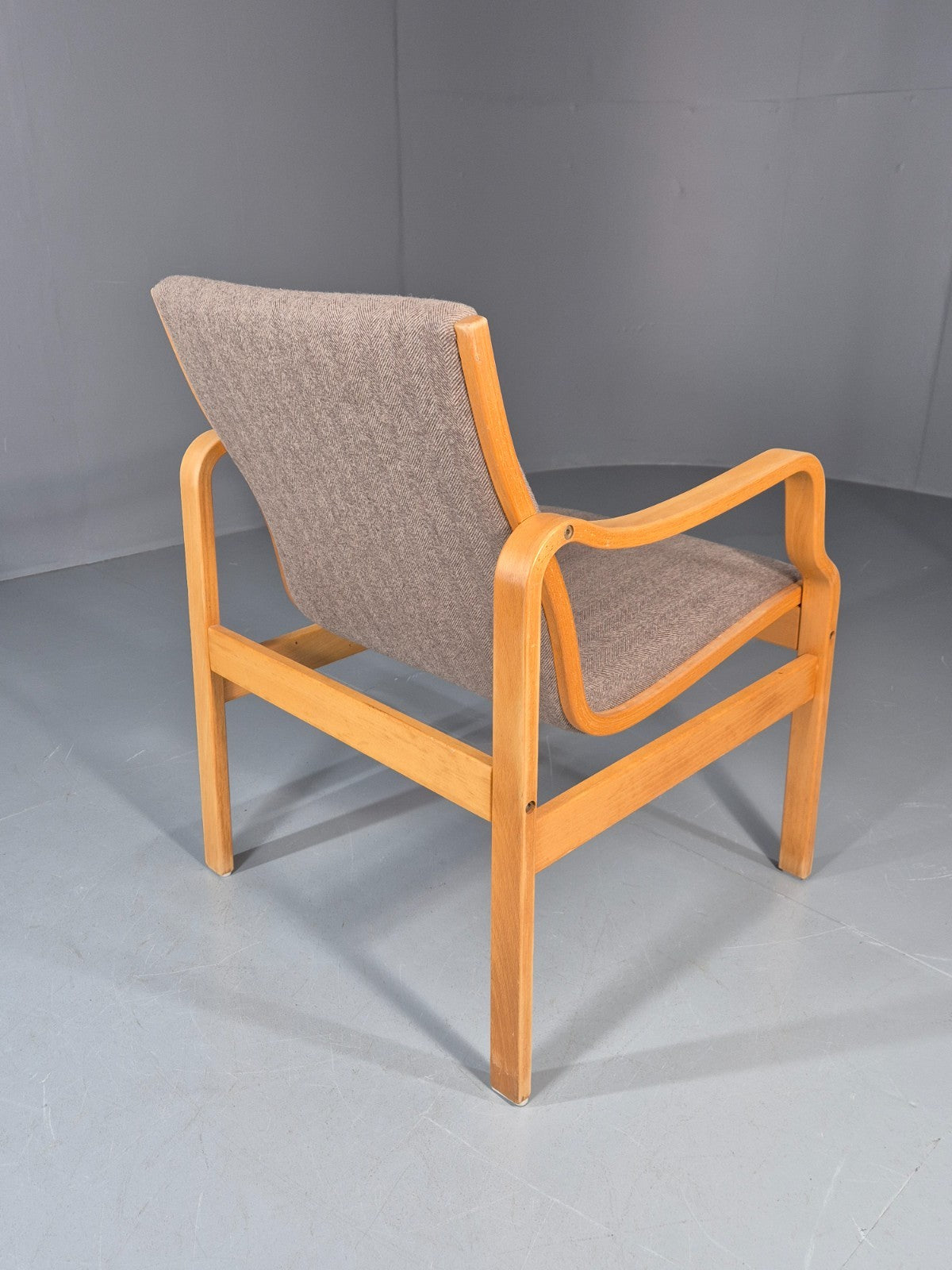 Vintage Bentwood Armchair Danish 1970 Retro Farstrup New Upholstery EB11213 MBEN8