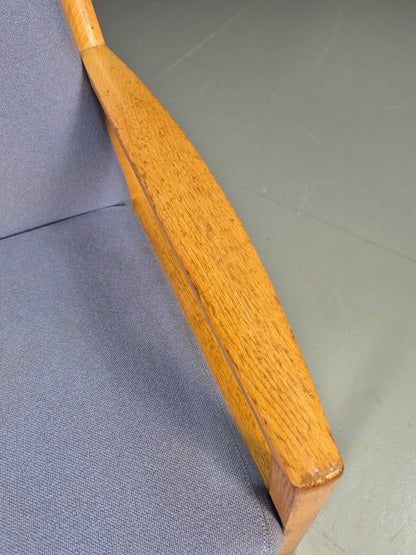 Vinrtage Danish Oak Framed Lounge Chair by Soro Stolefabrik 1990s EB9445 MNOR - UKDK FURNITURE
