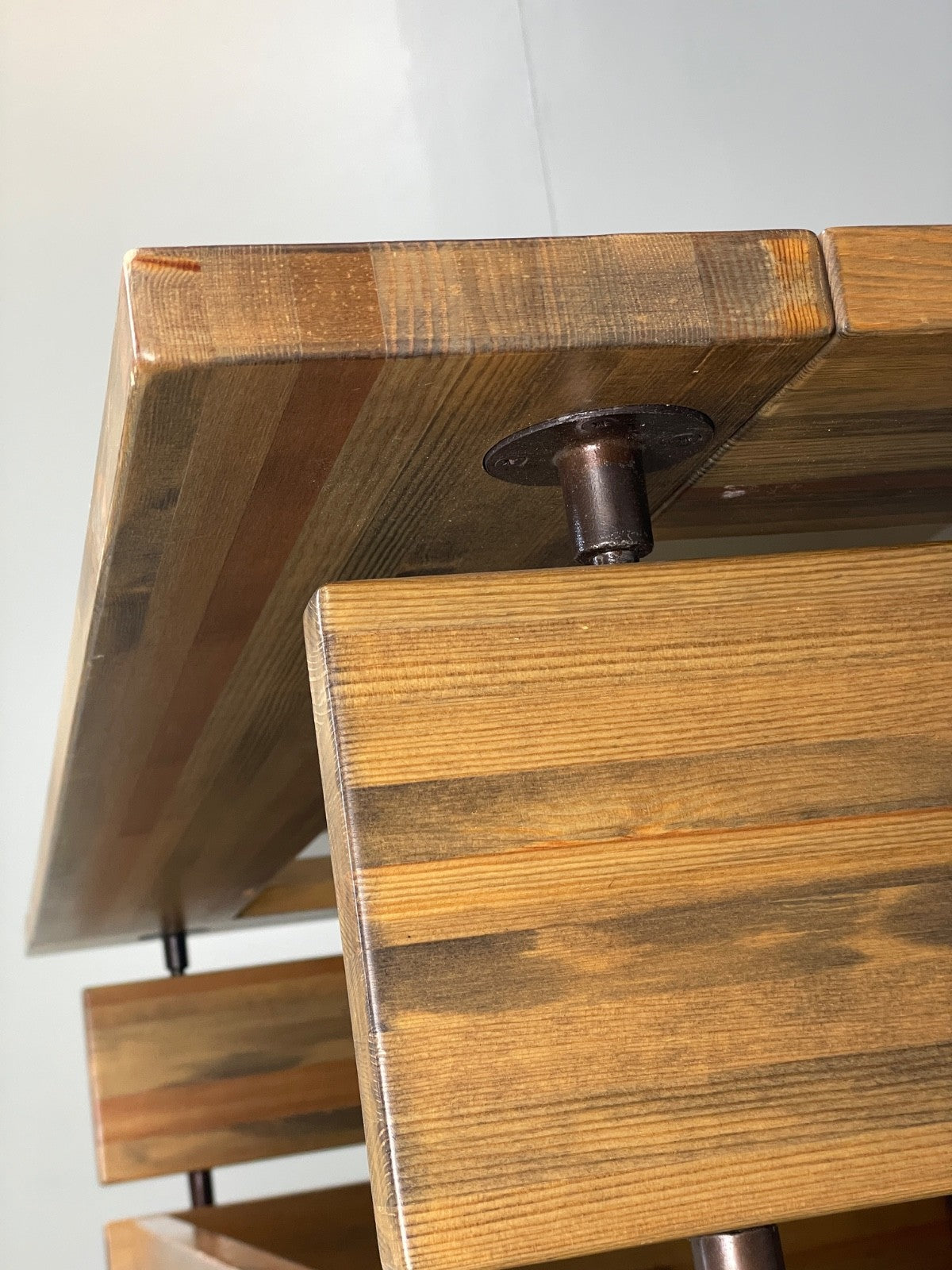 Vintage 1970s Coffee Table Pine & Glass By Hameen Kalustaja Finland EB11176 MWOO17